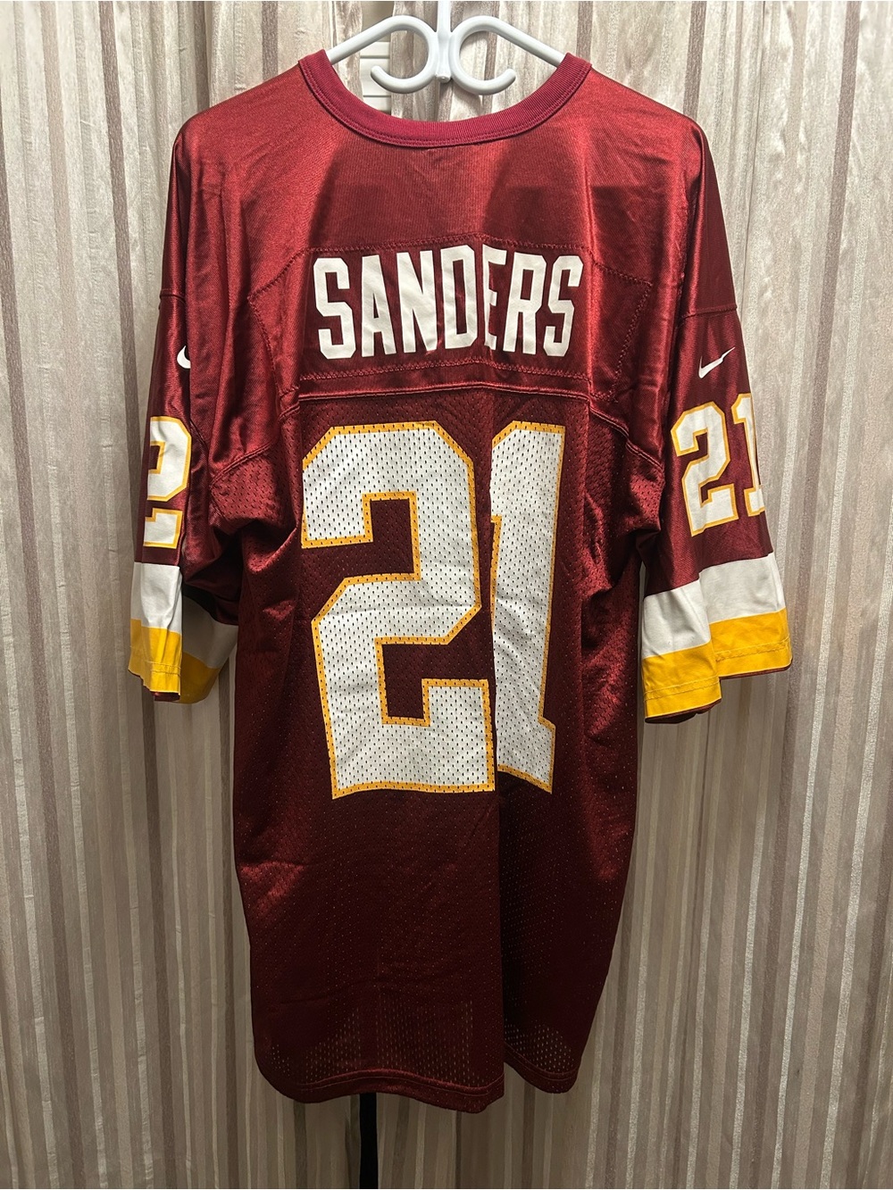 Deion Sanders #21 Nike Washington Redskins Jersey, Men’s Size XL